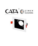 CATA CT 5222 Beyaz (Siyah) Spot Kasası