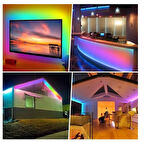 CATA CT 4557 Rgb Şerit Led Set 5 Mt Rgb Led 3 Renk+Trafo+ Kumanda