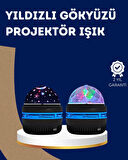 BUĞZ 360° Dönen Galaxy Projektörlü Gece Lambası – Star Master Yıldızlı Gökyüzü Efekti