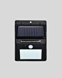 BUĞZ Solar Güneş Enerjili Hareket Sensörlü 4 Taraflı Bahçe Lambası – IP65 Su Geçirmez, 100 LED