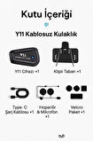 BUĞZ Y11 Bluetooth Kulaklık Mikrofonlu Motosiklet Kulaklığı İntercom Bt 5.3