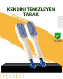 BUĞZ Otomatik Temizlemeli Saç Fırçası – Ergonomik Tasarım, Masaj Etkili, Elektriklenmeyi Önleyici
