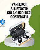BUĞZ Gerçek Kablosuz Kulaklık – Bluetooth 5.0, Şarj Kutulu, Parmak İzi Kontrollü