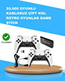 BUĞZ Kablosuz Retro TV Oyun Konsolu – 30.000+ Oyun, HD Çıkış & Kablosuz Gamepad ile Efsanevi Oyun Deneyimi