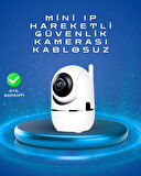 BUĞZ Full HD 1080P Kablosuz Pan & Tilt Güvenlik Kamerası – Hareket Takipli ve İki Yönlü Sesli