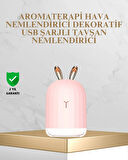 BUĞZ Tavşan Kulak Tasarımlı 200 ml USB Aroma Difüzör ve Hava Nemlendirici