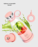 BUĞZ Kablosuz Taşınabilir Mini Blender – USB Şarjlı, 1200mAh