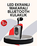 BUĞZ Profesyonel Bluetooth Kulaklık – Klipsli, Titreşimli, Dijital Göstergeli