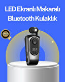 BUĞZ Dijital Ekranlı Bluetooth Kulaklık – Titreşimli Bildirim, 25 Saat Kullanım