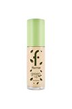 Flormar Green Up Kremsi Dokulu & Mat Bitişli (SOĞUK ALT TON) Vegan Fondöten