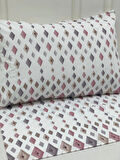 NİVEMESHOME DÖRTGEN MODEL DESENLİ 2 Lİ YASTIK KILIFI KAPAKLI 50X70