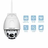 Foscam Outdoor PTZ (4x Optical Zoom) HD 1080P WiFi Security Camera