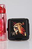 "DEKOMUS CEP DEFTERİ HEDİYELİ" YENİ SEZON LİSANSLI GALATASARAY 700 ML MATARA VE 2 KATLI BESLENME KABI / LUNCH BOX SETİ