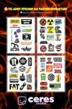 Sarcastic Mood Sticker Seti – 112 Parça Esprili, Mizahi, İronik Sticker Koleksiyonu