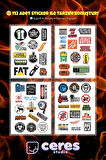 Sarcastic Mood Sticker Seti – 112 Parça Esprili, Mizahi, İronik Sticker Koleksiyonu