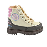 SİA ÇANTA BOOT'S ÇIRTLI & BAĞÇIKLI ORTAPEDİK  & ANATOMİK SAĞLAM KAYMAZ TABANLI UZUN KONÇLU İÇİ KÜRKLÜ NEFES ALAN ÇOCUK SNOW BOOT