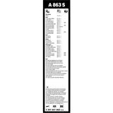 Bosch Silecek VW (VOLKSWAGEN) Golf 7 (2012 - 2021)#A863S - [650/450 mm]