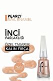 Flormar Sedefli Parlak Oje (BEJ) - Pearly Nail Enamel - Pl374 Crystal Light - 8682536035484
