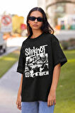 Slipknot Baskılı Unisex Tişört, Oversize Anime Tişört