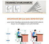 Alüminyum Ayarlanabilir Notebook Stant Macbook Laptop Standı