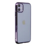 Bezos iPhone 12 Kılıf Element Silikon - Mor 22