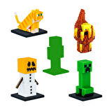 Minecraft 3D Figür Toppeez 5 li Set Model-4 PMI/MC2040