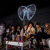Veraart Kişiselleştirilebilir Işıklı Pleksi Cam Tablo Lucifer Siyah Melek Kanadı 70 cm