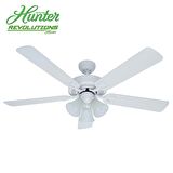 Hunter Revolutions - Classic Plus Beyaz - 132 Cm. Aydınlatmalı Tavan Vantilatörü