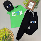 İcon Boy Şapkalı Eşofman Takımı