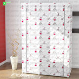 BEZ DOLAP METAL PROFİLLİ TEK YANDAN RAFLI İSTANBUL TEMALI