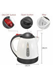 1 Lt.12 Volt Araç İçi Oto Su Isıtıcı Kettle Çakmaklık Girişli