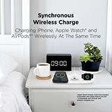 Ttec 2KS20 AirCharger Trio M MagSafe Uyumlu 3in1 Kablosuz Hızlı Şarj Aleti