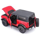 Maisto 1:18 2021 Ford Bronco Wildtrak Model Araba - Kırmızı