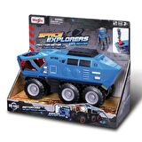 Maisto Space Explorers 6x6 Rover Sürtmeli Uzay Aracı ve Figür - Mavi
