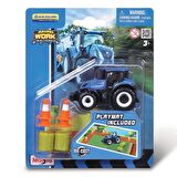 Maisto Mini Work Machines Traktör Oyun Seti - New Holland