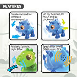 Silverlit Dino Heads Up Robot - Stegosaurus