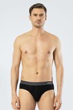 Cacharel Erkek 3'lü Slip 1321/Beyaz-Siyah-Gri