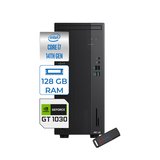 Asus Expertcenter D501MER  Intel® Core™ İ7-14700 128GB Ddr5 4tb SSD 4GB/GT1030  WIN11PRO Mini Tower Masaüstü Bilgisayar WD501MER21P40+ZETTAUSBBELLEK