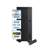 Asus Expertcenter D501MER  Intel® Core™ İ7-14700 80GB Ddr5 512GB SSD 8GB/RTX5050 WIN11PRO Mini Tower Masaüstü Bilgisayar WD501MER27P27+ZETTAUSBBELLEK