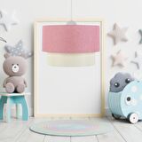 ArtGift Katlı Pasta Tekli Pembe Dokuma Sarkıt Yatak Odası Çocuk Odası Genç Odası Salon Avize