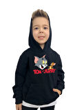 Tom ve Jerry Baskılı Erkek Çocuk  Sweatshirt – Rahat ve Şık Tasarım