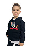 Tom ve Jerry Baskılı Erkek Çocuk  Sweatshirt – Rahat ve Şık Tasarım