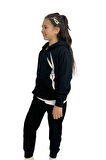 Bugs Buny Baskılı Kız Sweatshirt Tişört Eşofman 3'lü Takım – Rahat Ve Şık Tasarım