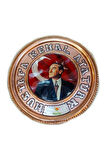 Bakır Tablo Mustafa Kemal Atatürk Tablosu Özel El İşçiliği 30 cm Ebatlı Safir Tablo