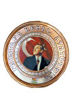 Bakır Tablo Mustafa Kemal Atatürk Tablosu Özel El İşçiliği 30 cm Ebatlı Safir Tablo