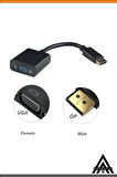 Anunnaki DisplayPort to VGA Çevirici Dönüştürücü - Full HD 1080p / 60Hz Adaptör