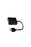 Çok İşlevli Displayport Dp - HDMI/DVI/VGA Erkek - Dişi 3'ü 1 arada Adaptör Dönüştürücü