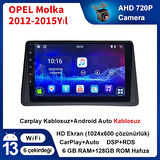 OPEL Mokka 2012-2015Yıl 6GB Ram 128GB Hafıza 9.7 İnç Android 14 Cihaz Kablosuz Carplay Kablosuz Android Auto Multimedya Navigasyon Double Teyp Araç Monitor Ekran