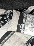 Cotton Box Ranforce Nevresim Takımı Çift Kişilik Lehlare Antrasit