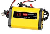 12V Akü Prizden Şarj Cihazı 12V 2A LCD Ekranlı Hızlı Şarj istasyonu 